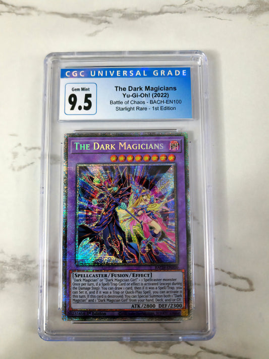 Graded: Yu-Gi-OH The Dark Magicians Starlight Rare GCG 9.5